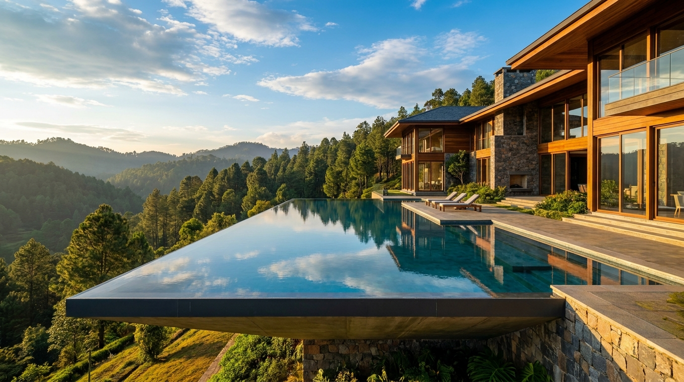 Mountain Villa Sunset